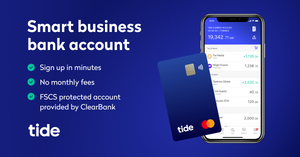 Get a Tide Bank Account for FREE in minutes.